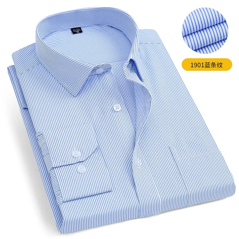 Plus Size Men's Business Casual Shirts