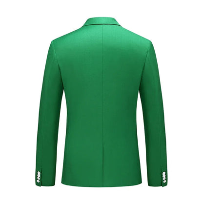 Eleganter, schmal geschnittener, legerer weißer Anzug für Herren