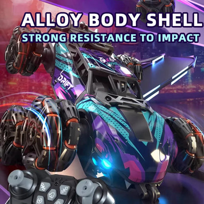 Spray Twisting Stunt RC Car - Six-Wheel Toy