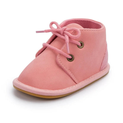 Girls Boys Infant Cotton Anti-slip Rubber Sole Baby Booties