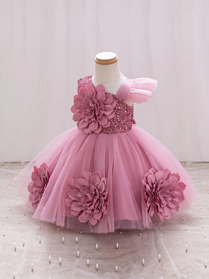 Girl's Sleeveless Ball Gown  Princess Dress