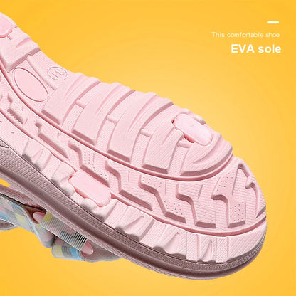 Weiche, rutschfeste Prinzessinnen-Tanzsandalen für Kinder mit Perlen