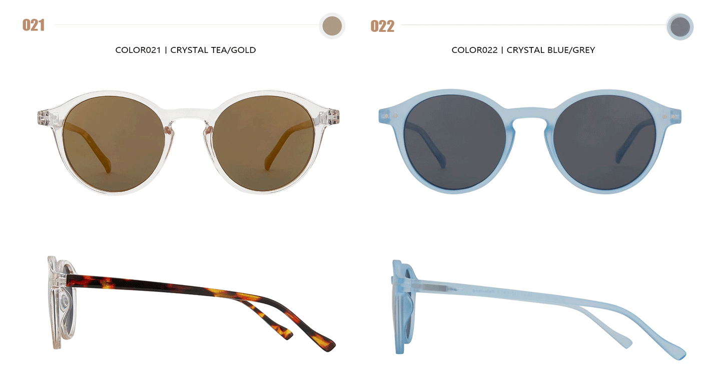 Unisex UV400 Retro Runde Sonnenbrille