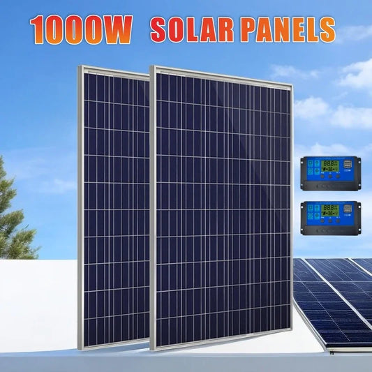 Portable Solar Panel Kit with Controller