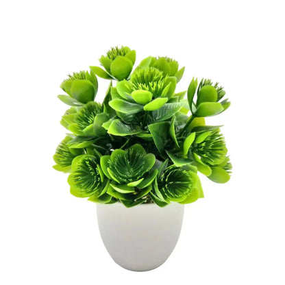 Artificial Plant with Plastic Pot for Home and Office Decor