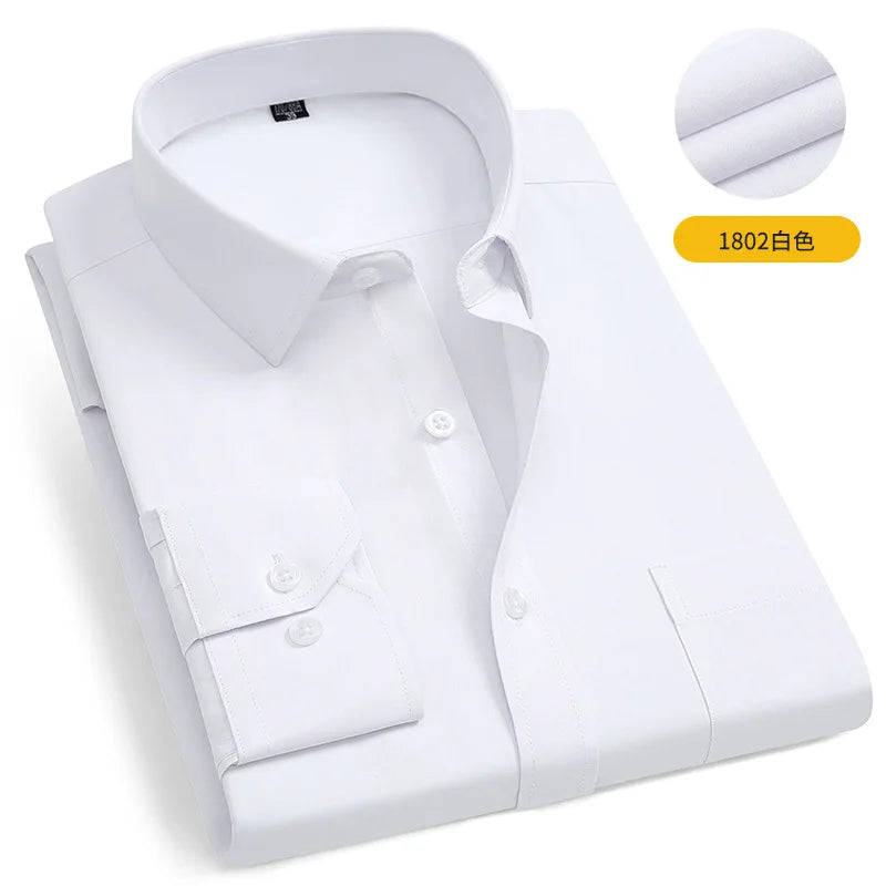 Plus Size Men's Business Casual Shirts