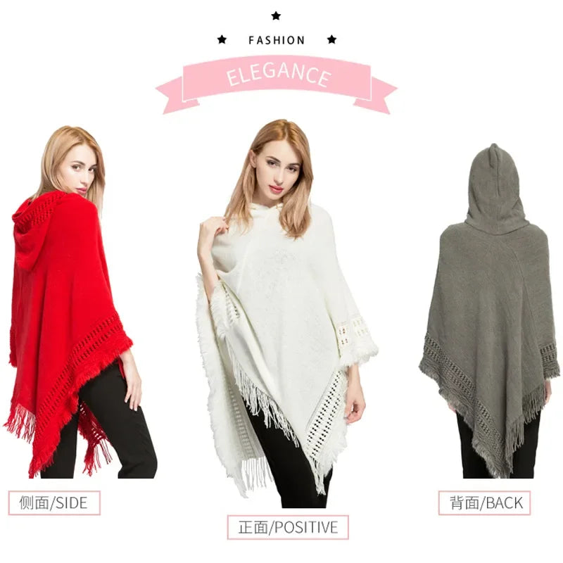 Fashionable Winter Ponchos and Oversized Capes for Women