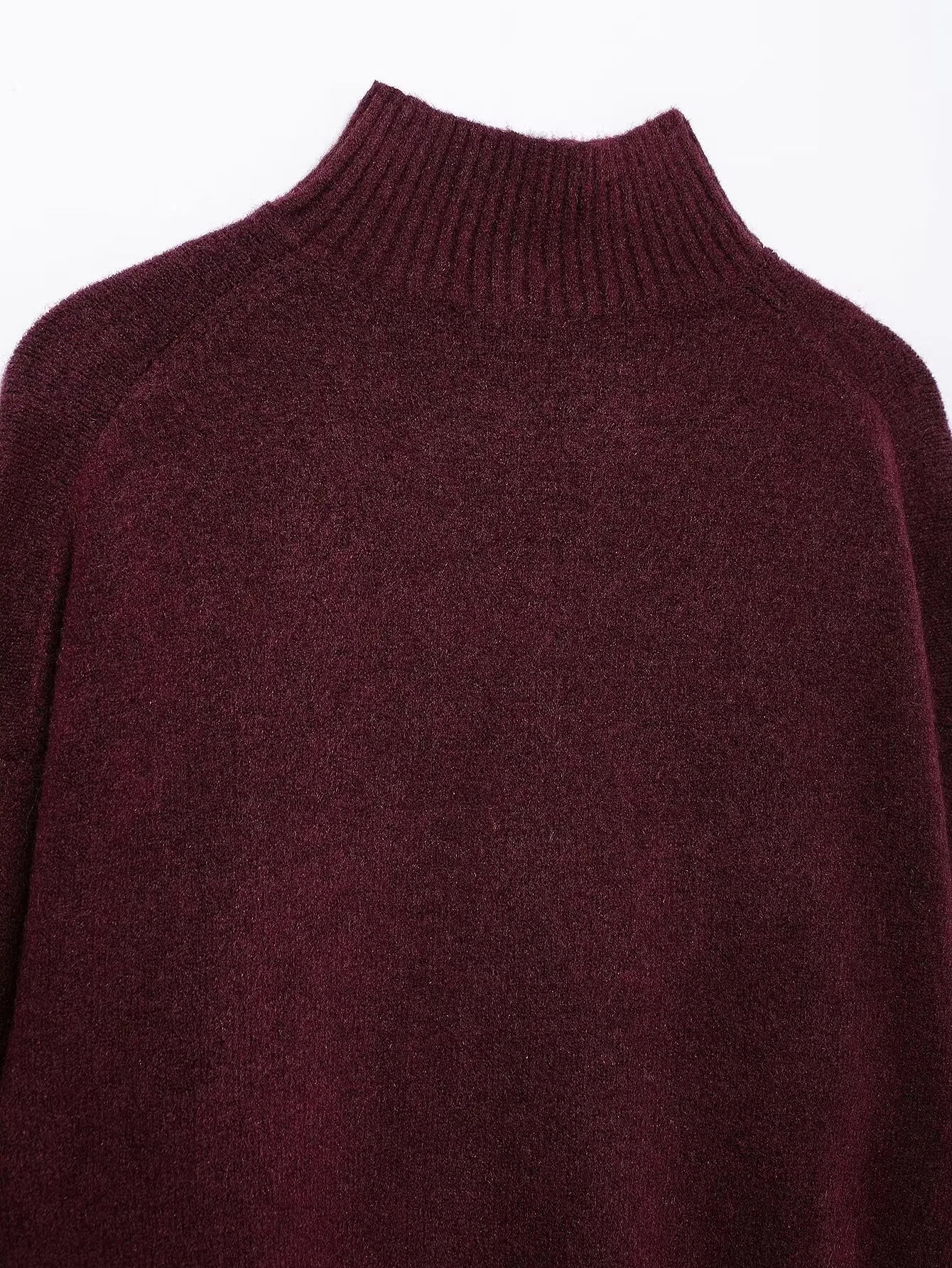 Pull ample à col rond pour femme