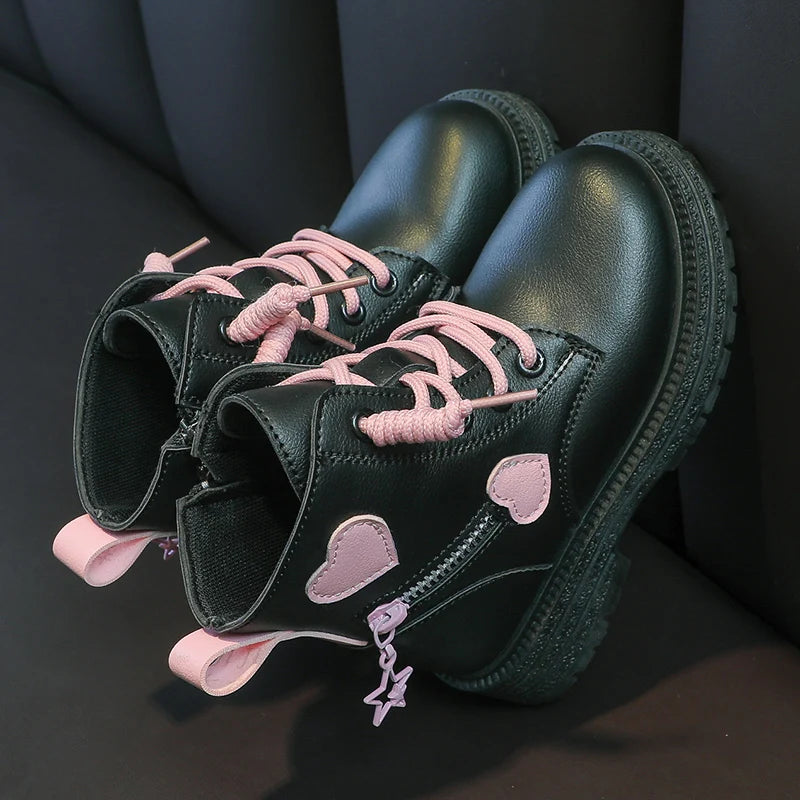 Bottes en caoutchouc roses pour filles