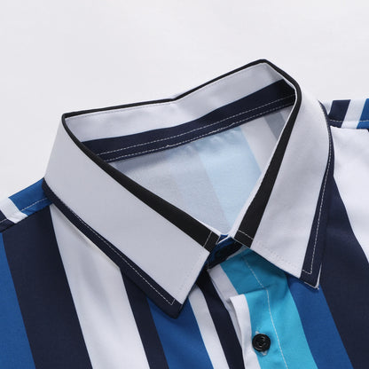 FGKKS Striped Slim Fit Casual Shirt