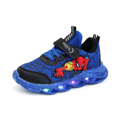 Disney LED Sneakers Boys Mesh Non-Slip Shoes