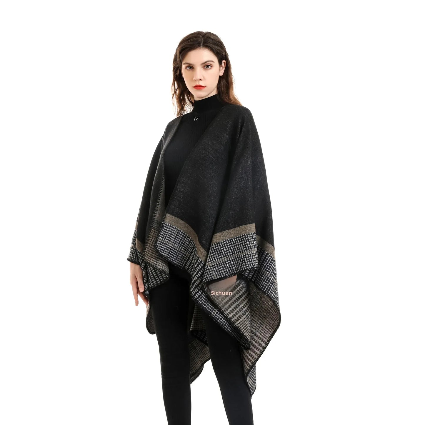 Damen-Pullover aus grenzüberschreitendem, doppelseitigem Kunstschaffell