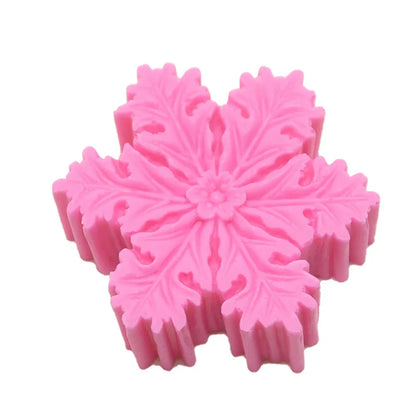 Christmas Snowflake Silicone Candle & Soap Mold
