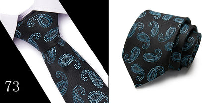 Handgefertigte blau-rot gestreifte Punktekrawatte für Männer