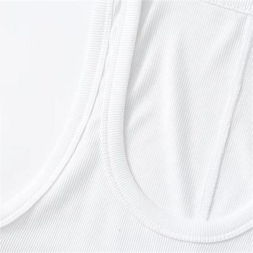 Débardeurs élégants de couleur unie pour hommes pour l'été