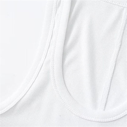 Débardeurs élégants de couleur unie pour hommes pour l'été