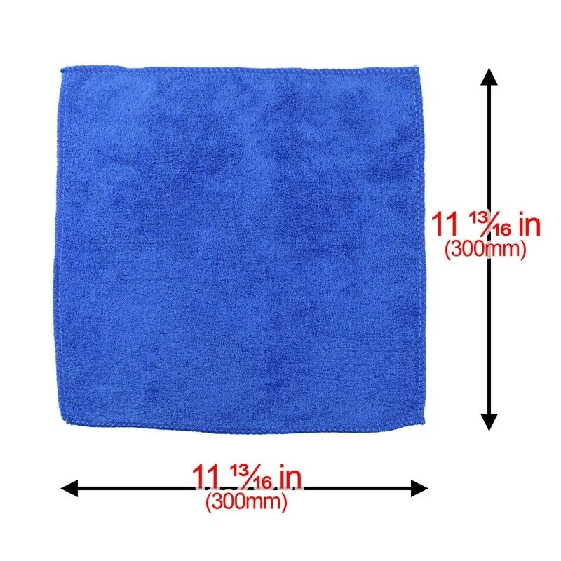 Ensemble de serviettes en microfibre pour le nettoyage de la voiture et de la maison