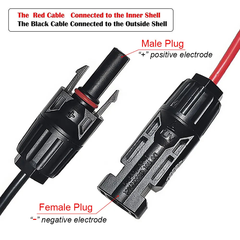 Solar Charge Cable XT60 Adapter Extension