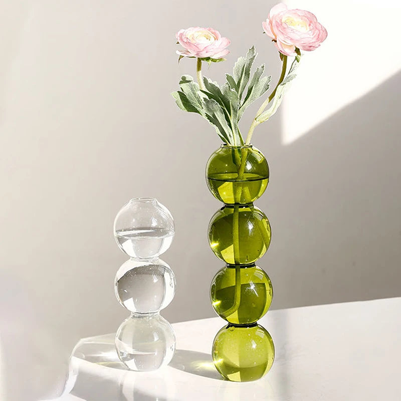 Modern Nordic Glass Bubble Vase