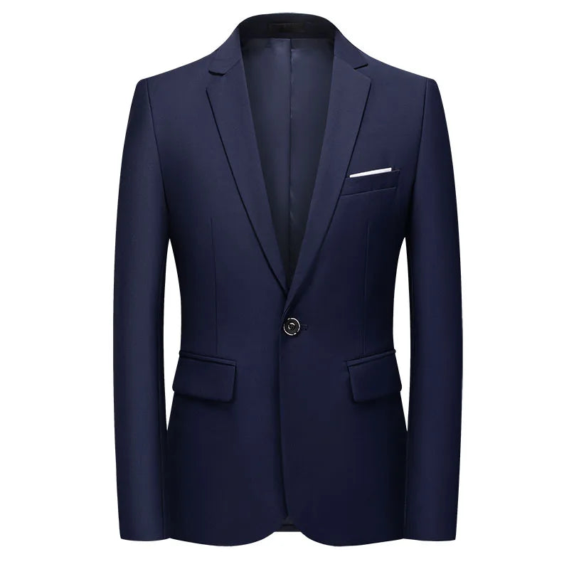 Vielseitiger Slim Fit Herrenblazer im britischen Stil