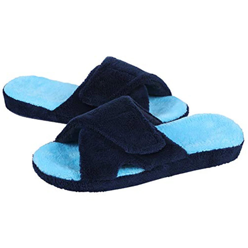 Cozy Fuzzy Slippers with Arch Support