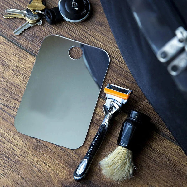 Antibeschlagspiegel, Vorderansicht