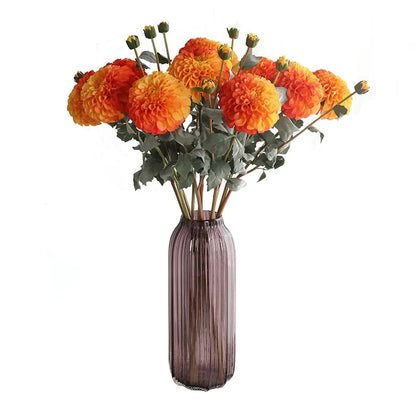 Accessoires de studio de fausses fleurs de dahlia marguerite d'automne