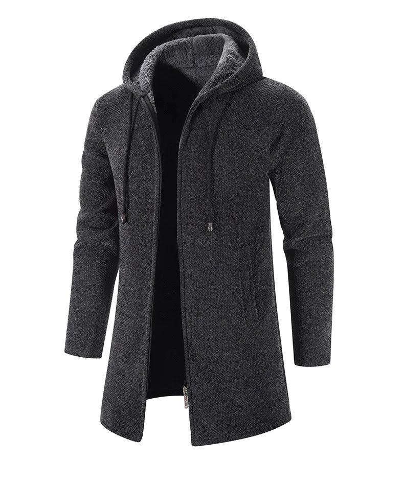 Men's  Autumn Winter Hot Warm Zipper Cardigan Sweaters