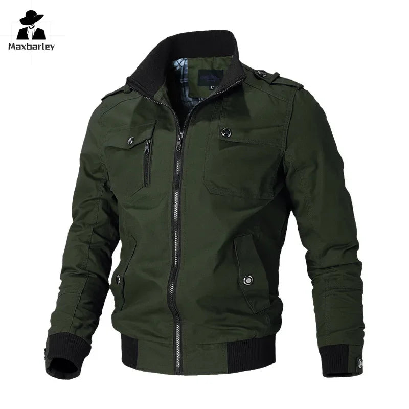 Veste de camping coupe-vent MA-1 Cargo pour homme