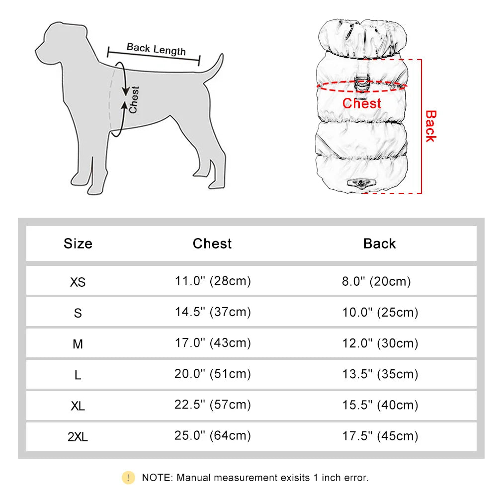 Weicher warmer Wintermantel für Hunde – Hundejacke