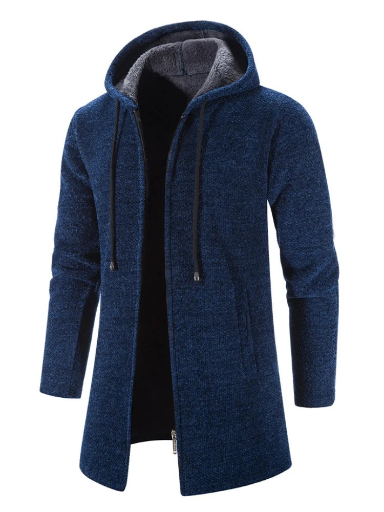 Men's  Autumn Winter Hot Warm Zipper Cardigan Sweaters