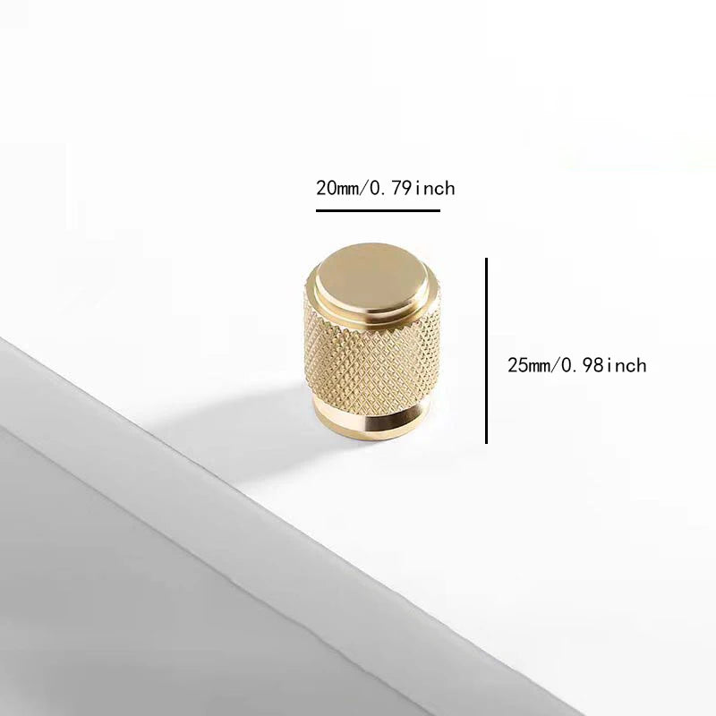 Minimalist Single Hole Round Cabinet Knobs