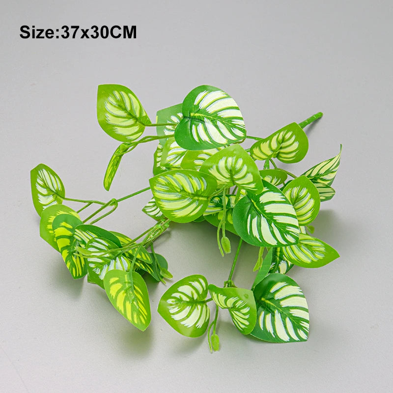 Artificial Palm Leaves Wall Decor Garden Decoration