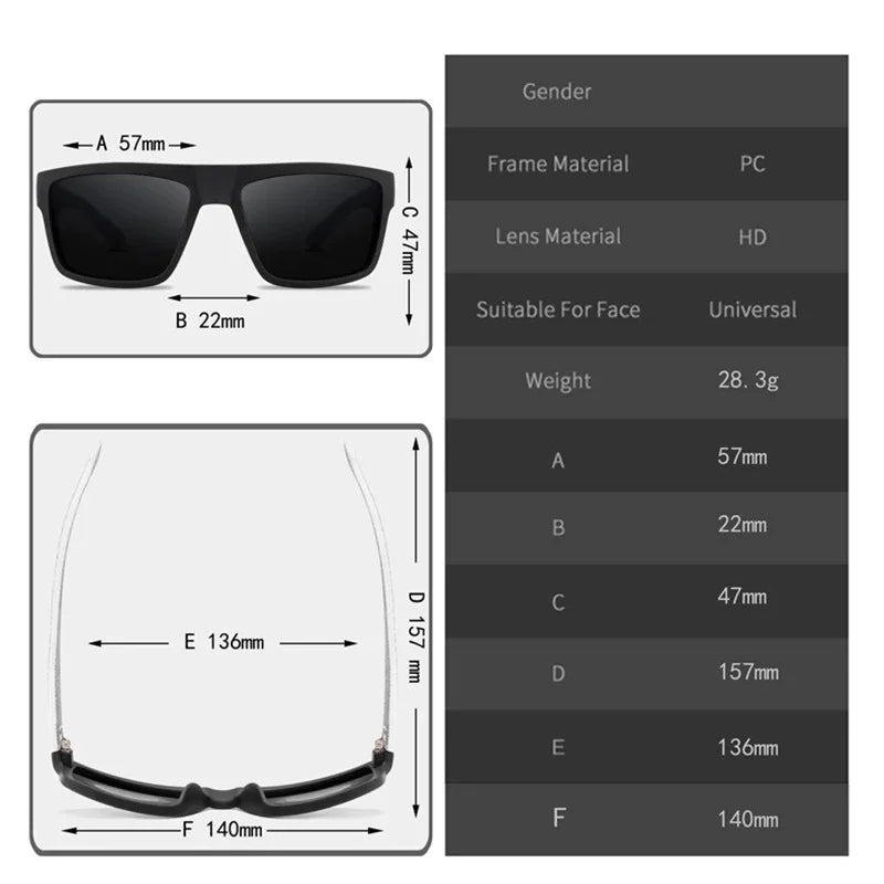 Polarisierte UV400-Sonnenbrille für Outdoor-Aktivitäten