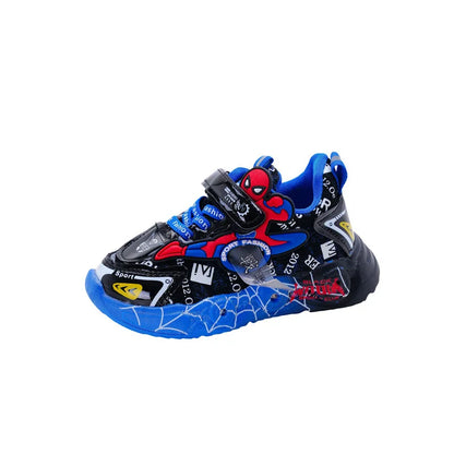 Disney LED Spiderman Beleuchtete Rutschfeste Outdoor-Sneaker für Jungen