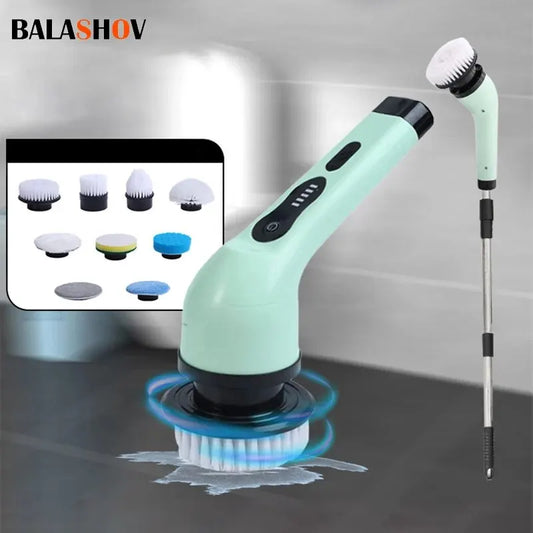 Wireless Electric Rotating Cleaning Brush for Multifunctional Household Use