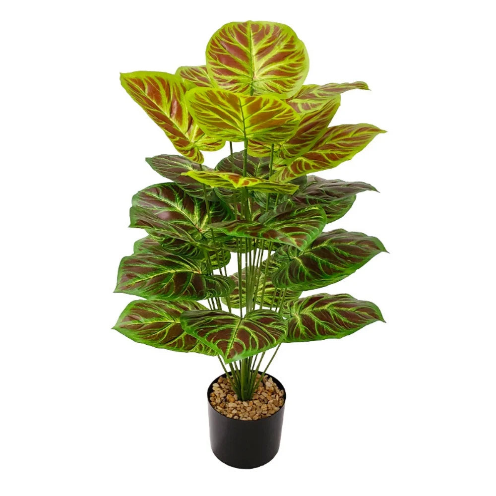 Purple Leaf Artificial Plant Home Decoration