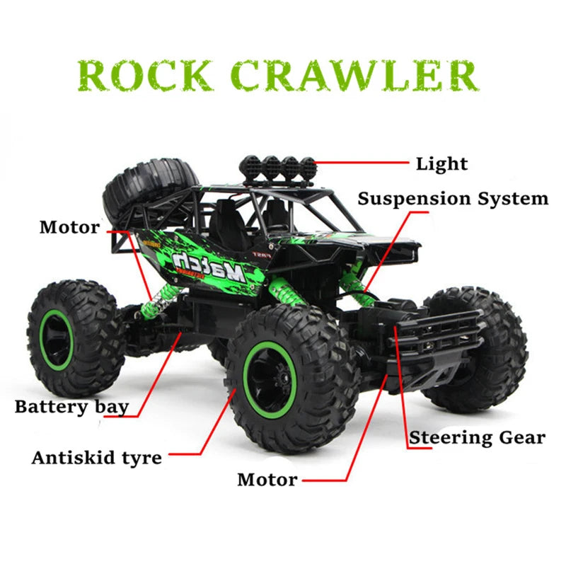 Lumières LED 4WD RC Buggy tout-terrain camion