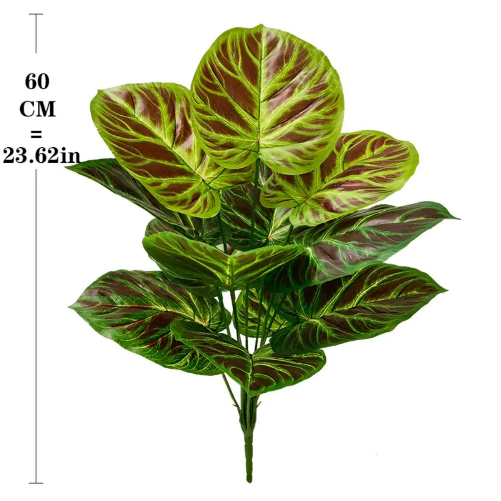 Purple Leaf Artificial Plant Home Decoration