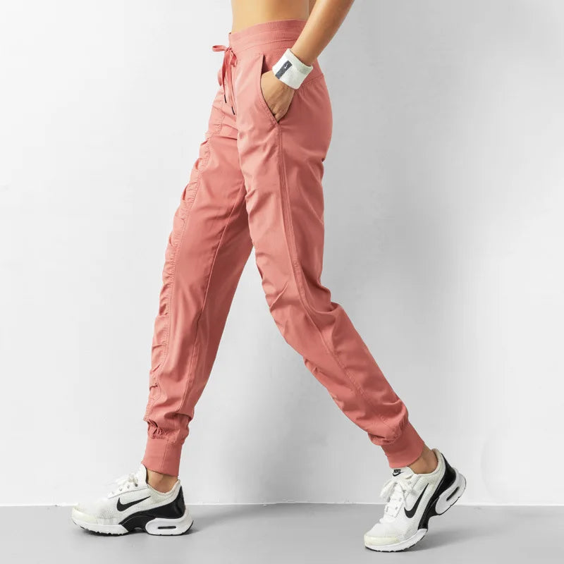 Women’s Loose Casual Drawstring Fitness Trousers