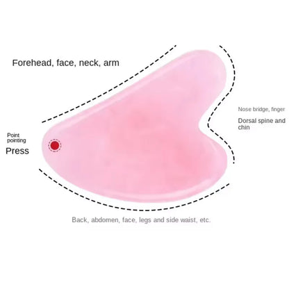 Outils de massage du visage Gua Sha naturels