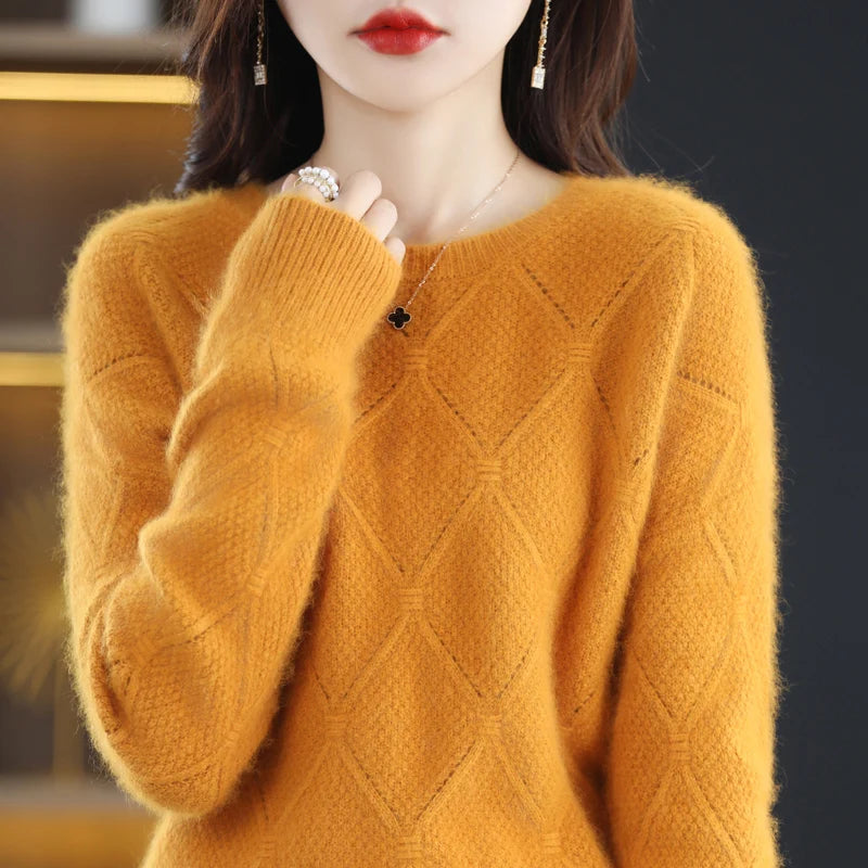 Luxurious Mink Cashmere Sweater for Women