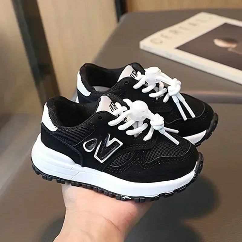 Spring & Autumn Kids Sneakers - Breathable Soft Bottom Shoes