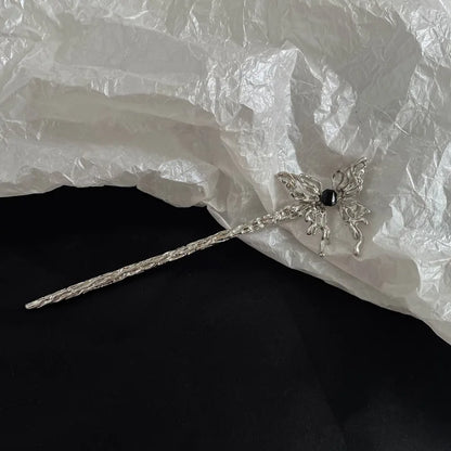 Damen Vintage Essstäbchen Schlangen Haarstäbe