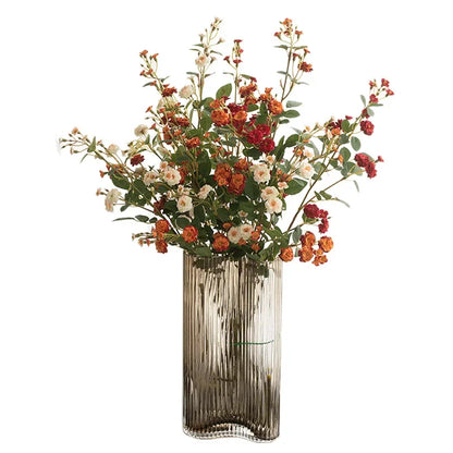 Fleur de mariage artificielle à 26 têtes de rose de 75 cm