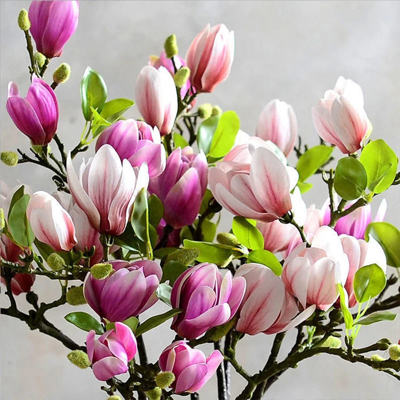 Artificial Magnolia Branch for Home & Wedding