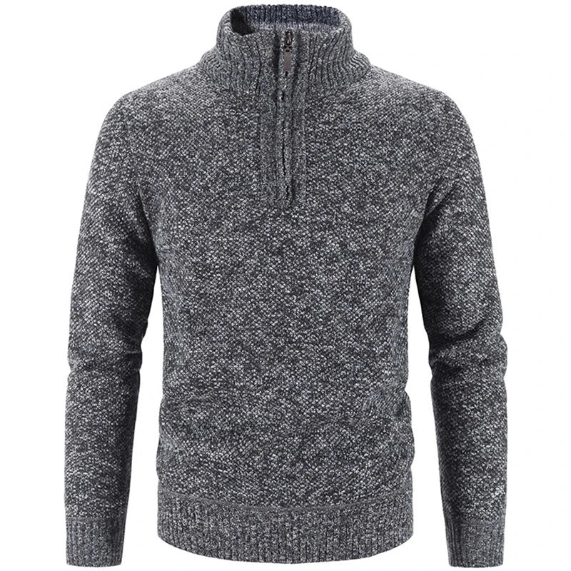 Fleece-Rollkragenpullover für Herren – Winter &amp; Frühling