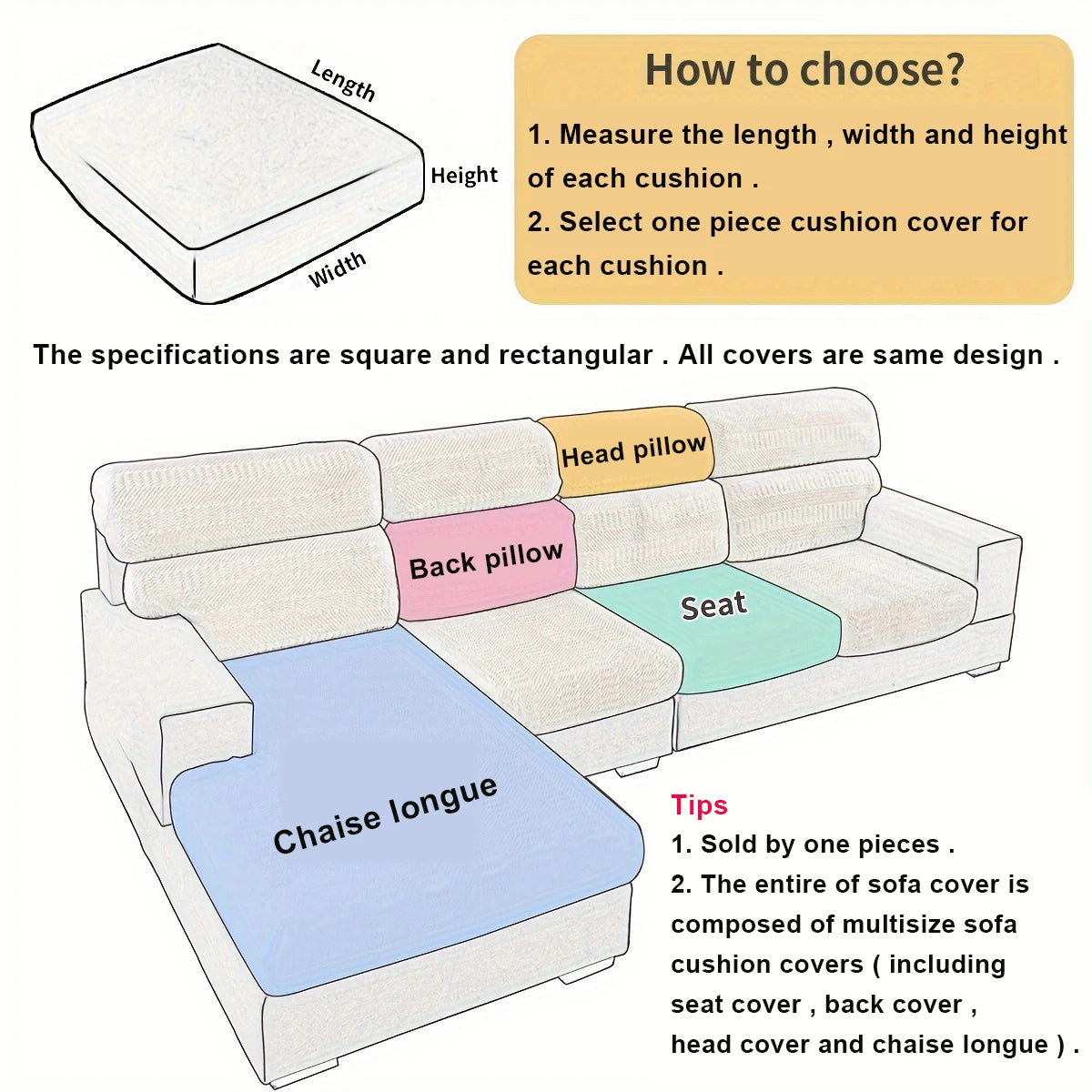 Stretchable Thicken Sofa Cover for Furniture Protection and Style