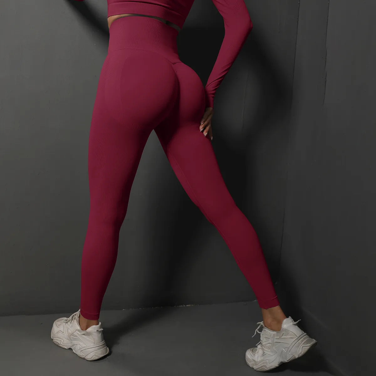 Seamless Gym Ankle-Length Booty Lifting Leggings