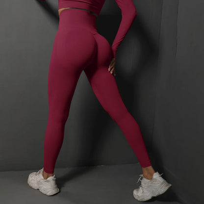 Seamless Gym Ankle-Length Booty Lifting Leggings